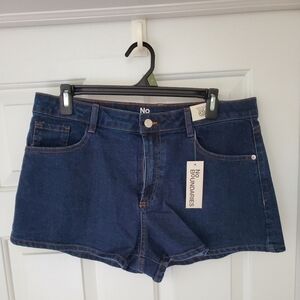 No Boundaries NOBO Shorts Size 12 High Rise Denim New